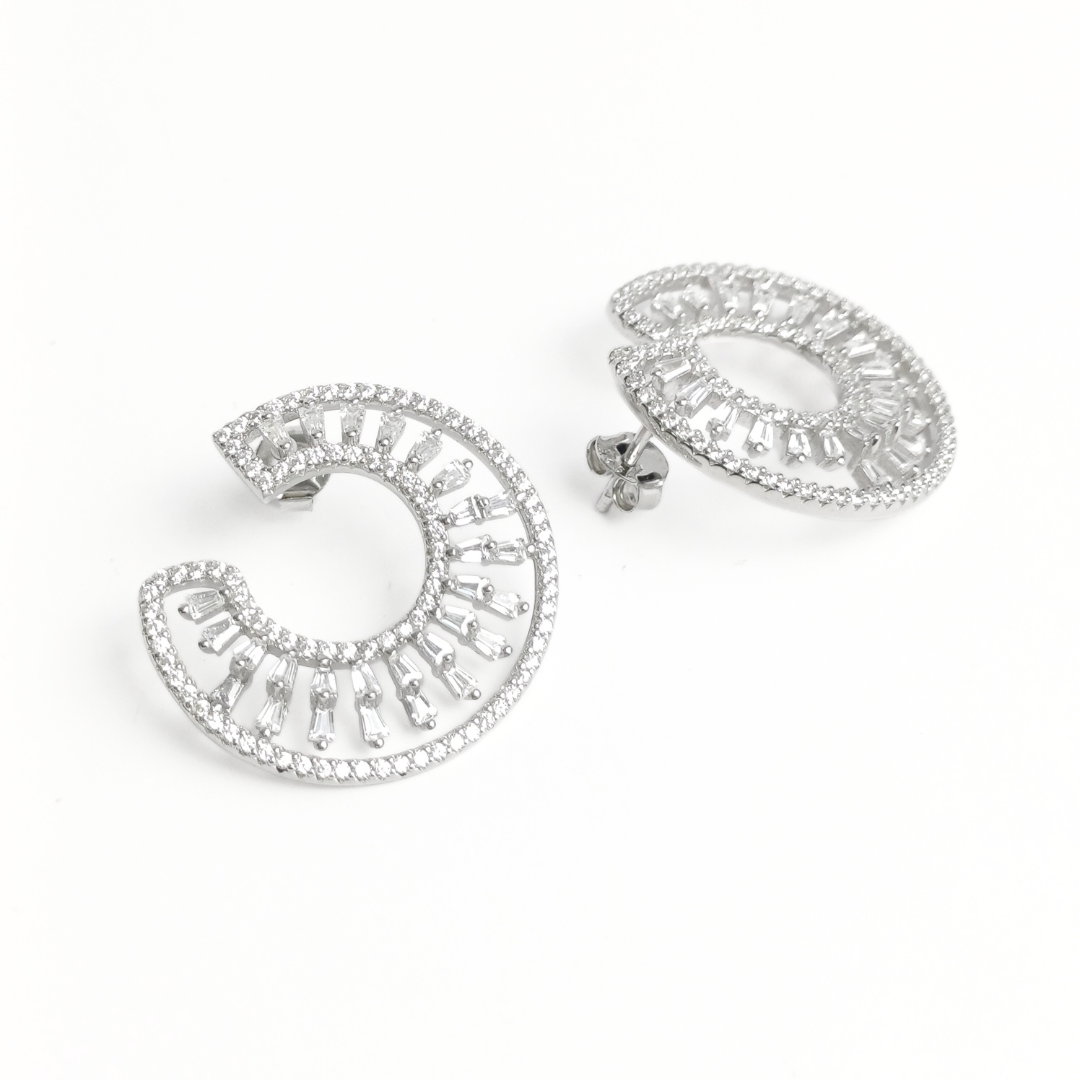 Crescent Radiance Studs 6.98 g