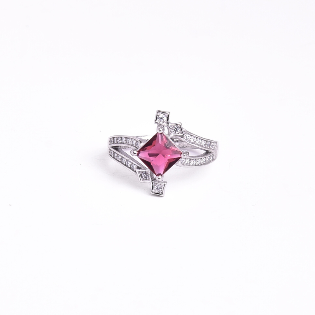 Crimson Starburst Ring 12 mm / 2.79 g