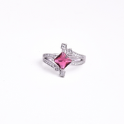 Crimson Starburst Ring 12 mm