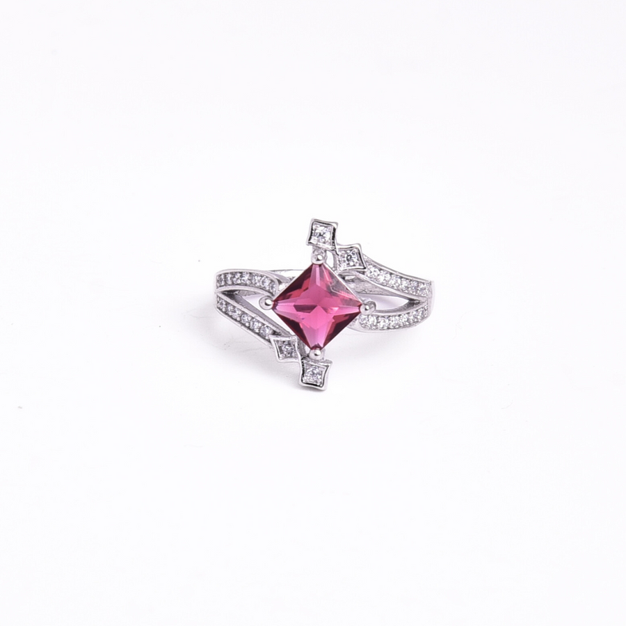 Crimson Starburst Ring 12 mm