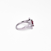Crimson Starburst Ring 12 mm / 2.79 g