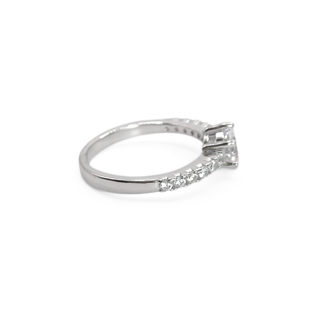 Crown Solitaire Ring 14 mm / 2.67 g