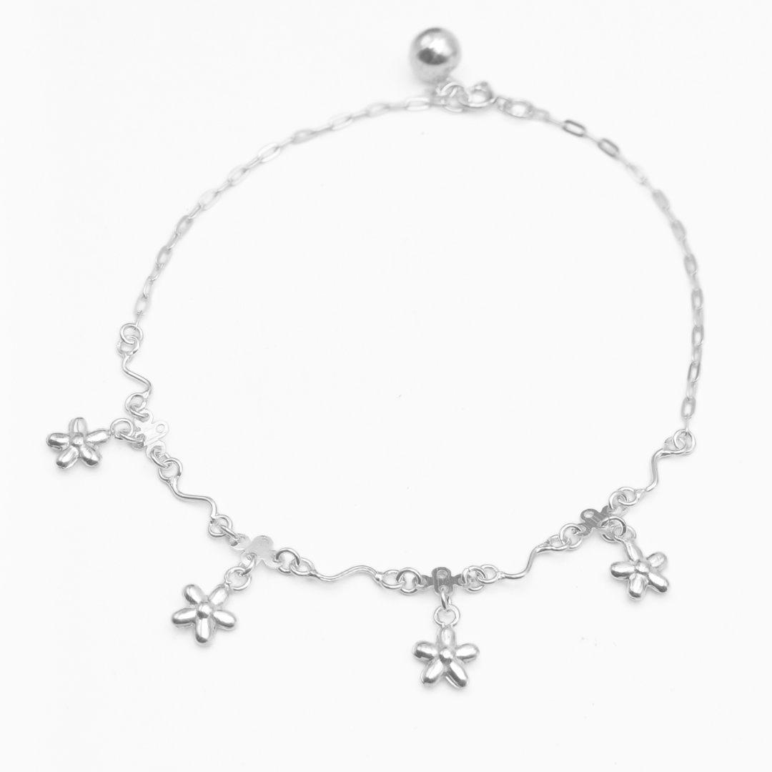 Dainty Daisy Chain Anklet 267 mm / 4.93 g