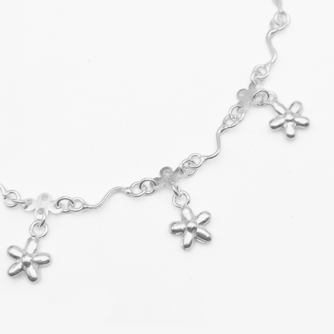 Dainty Daisy Chain Anklet 267 mm / 4.93 g