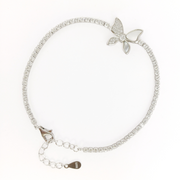 Delicate Butterfly Bracelet Adjustable / 5.08 g