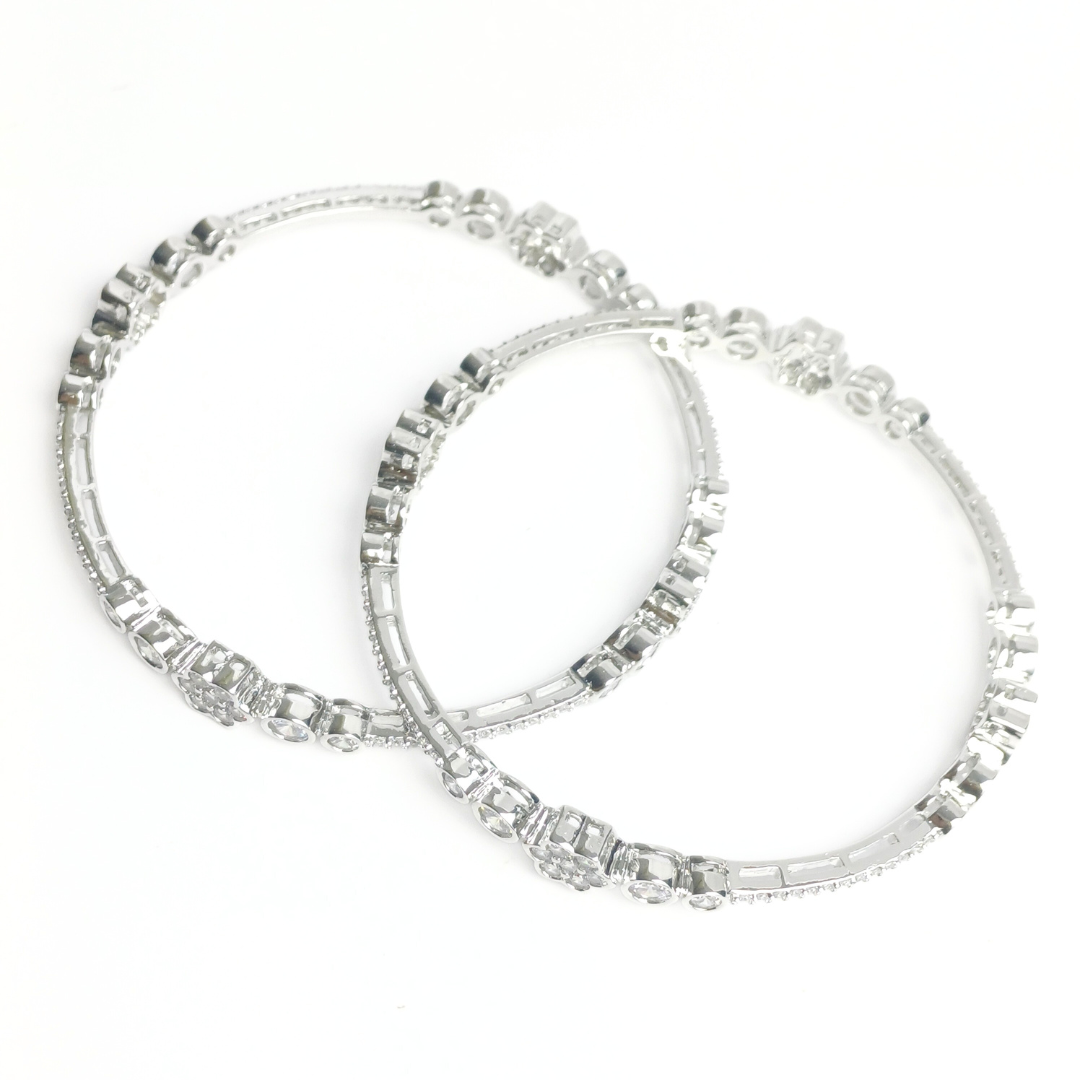 Dewdrop Daisy Bangles 63 mm / 30.32 g