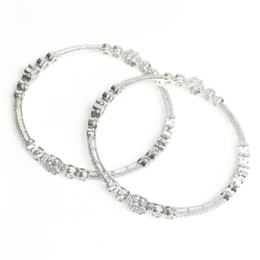 Dewdrop Daisy Bangles 63 mm / 30.32 g