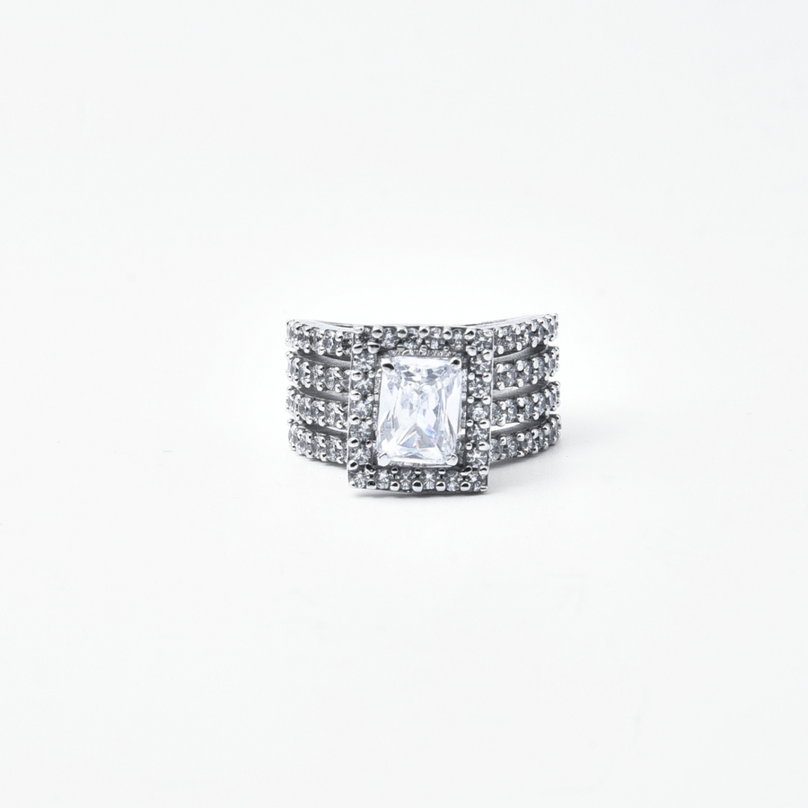 Diamond Cityscape Ring 13 mm / 9.35 g