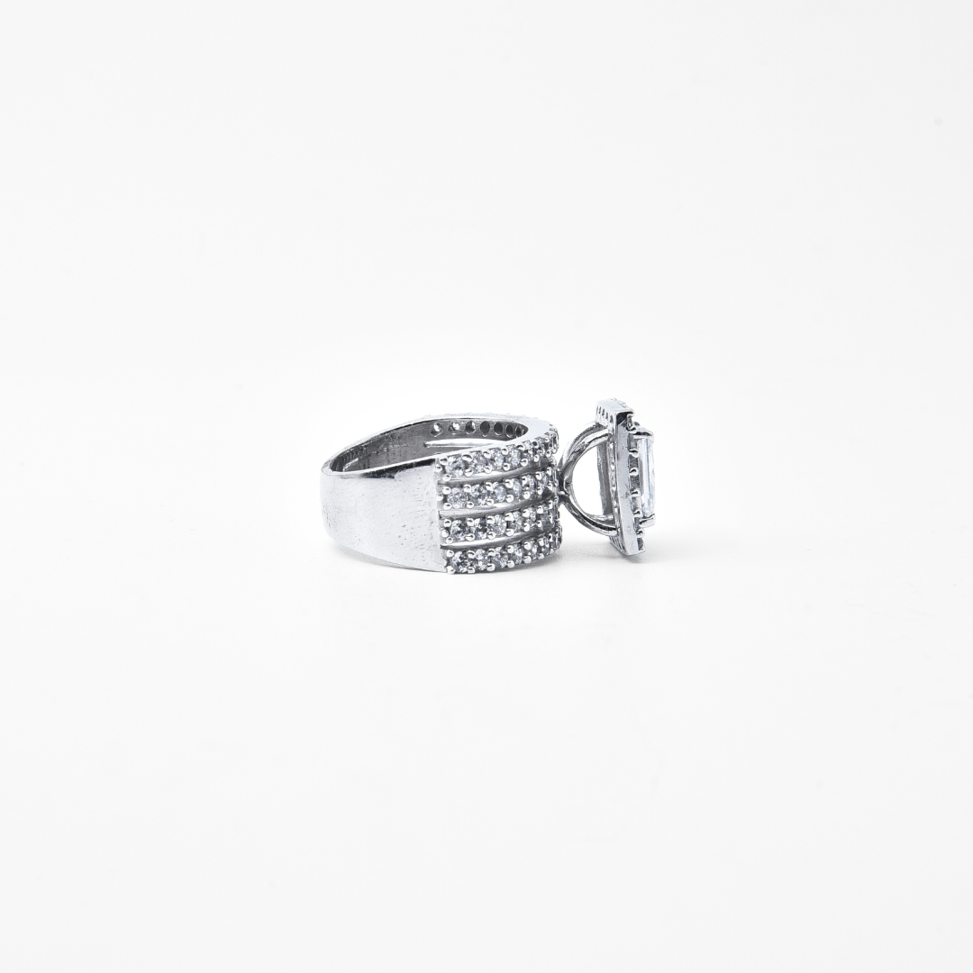 Diamond Cityscape Ring 13 mm / 9.35 g