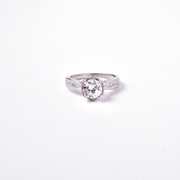 Diamond Dewdrop Ring 14 mm