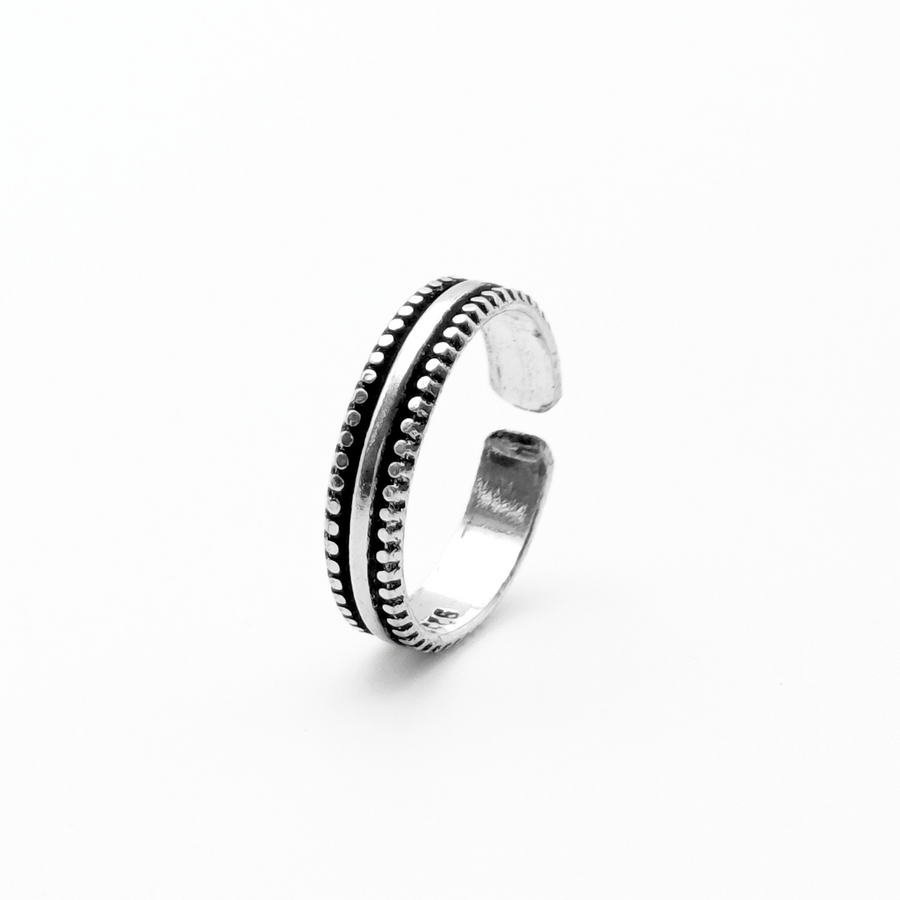 Dotted Charm Toe Rings FREE Size / 3.64 g