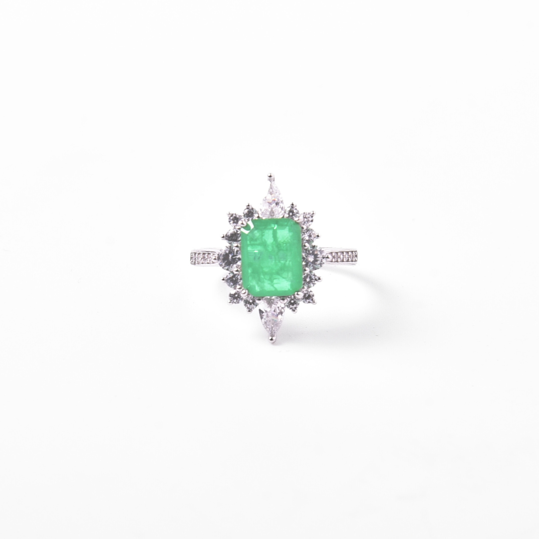 Dragonfly Emerald Ring 15 mm / 3.64 g