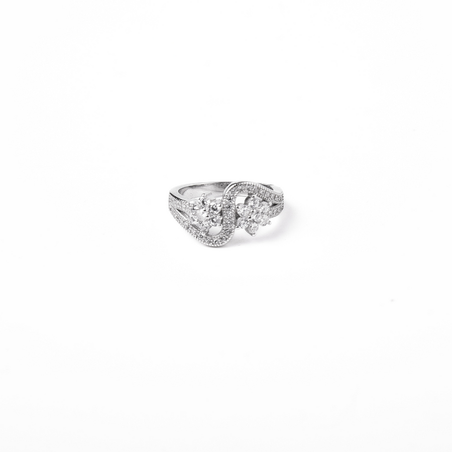 Dual Star Twirl Ring 10 mm
