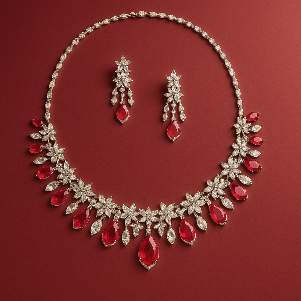 Ember & Ice Necklace Set FREE SIZE / 75.4 g