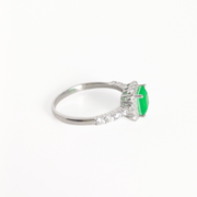 Emerald Echoes Ring 17 mm / 2.19 g