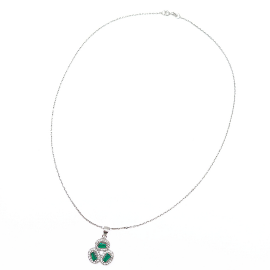 Emerald Trinity Chain Set 5.53 g