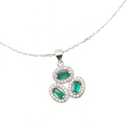 Emerald Trinity Chain Set 5.53 g