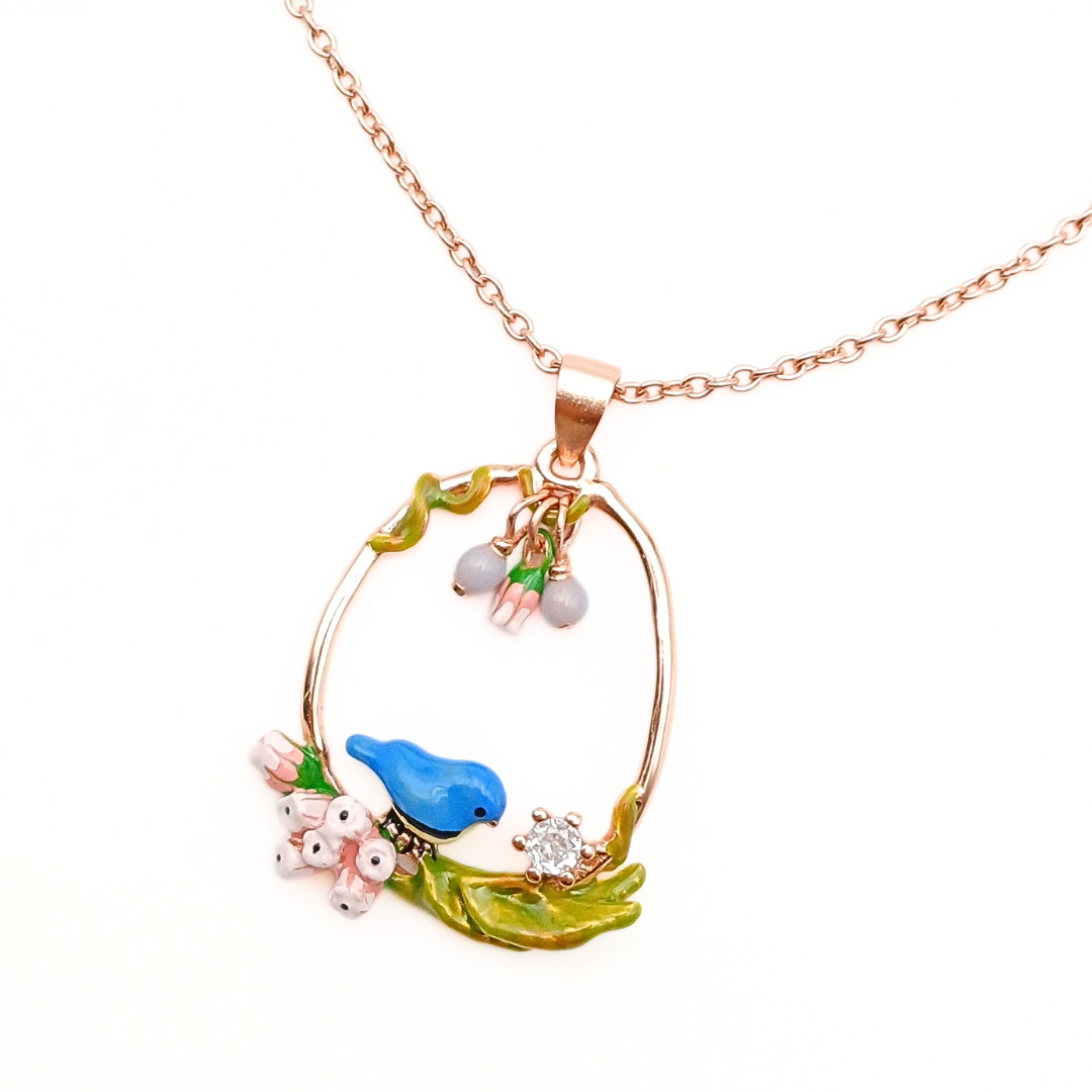Enchanted Aviary Necklace Set 18.18 g