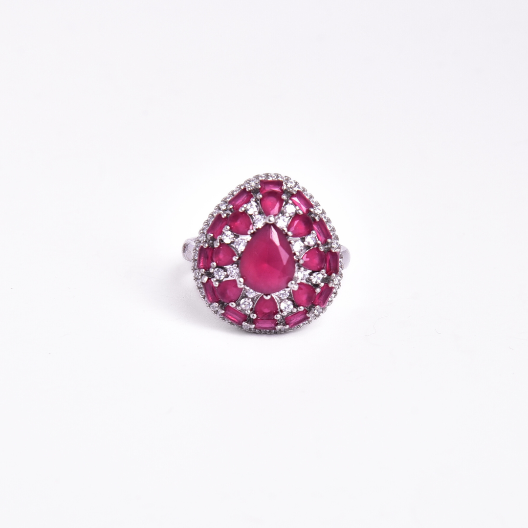 Enchanted Ruby Ring 17 mm / 6.94 g