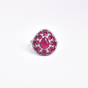 Enchanted Ruby Ring 17 mm / 6.94 g