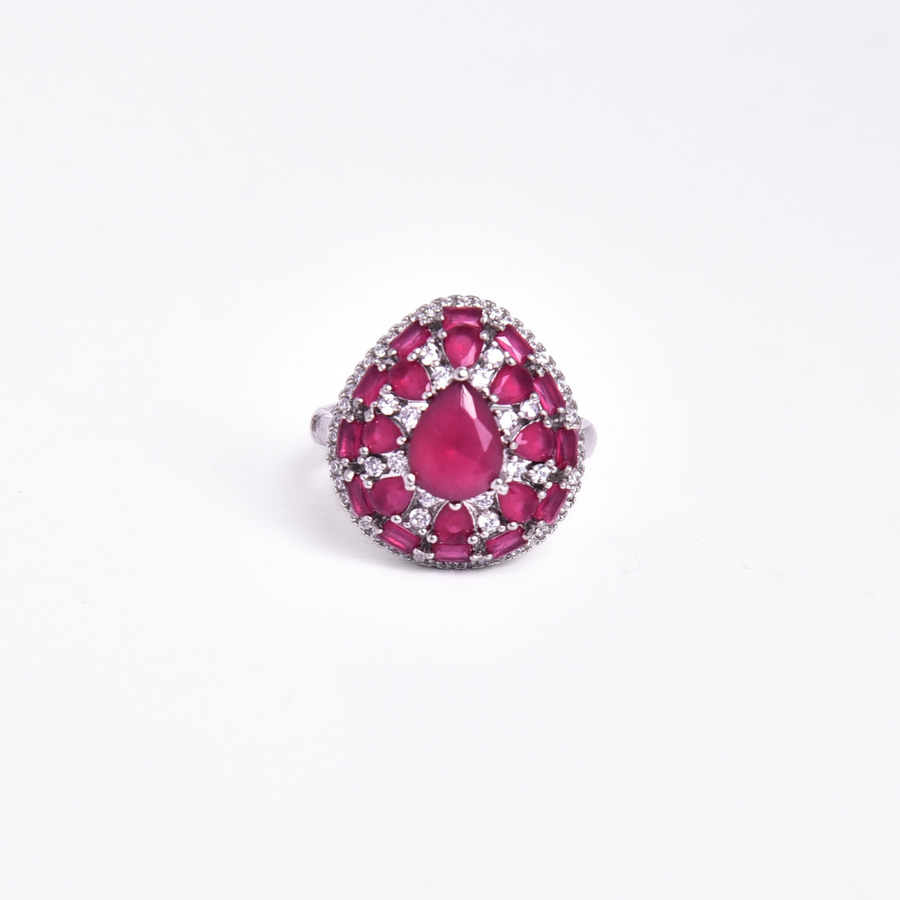 Enchanted Ruby Ring 17 mm / 6.94 g