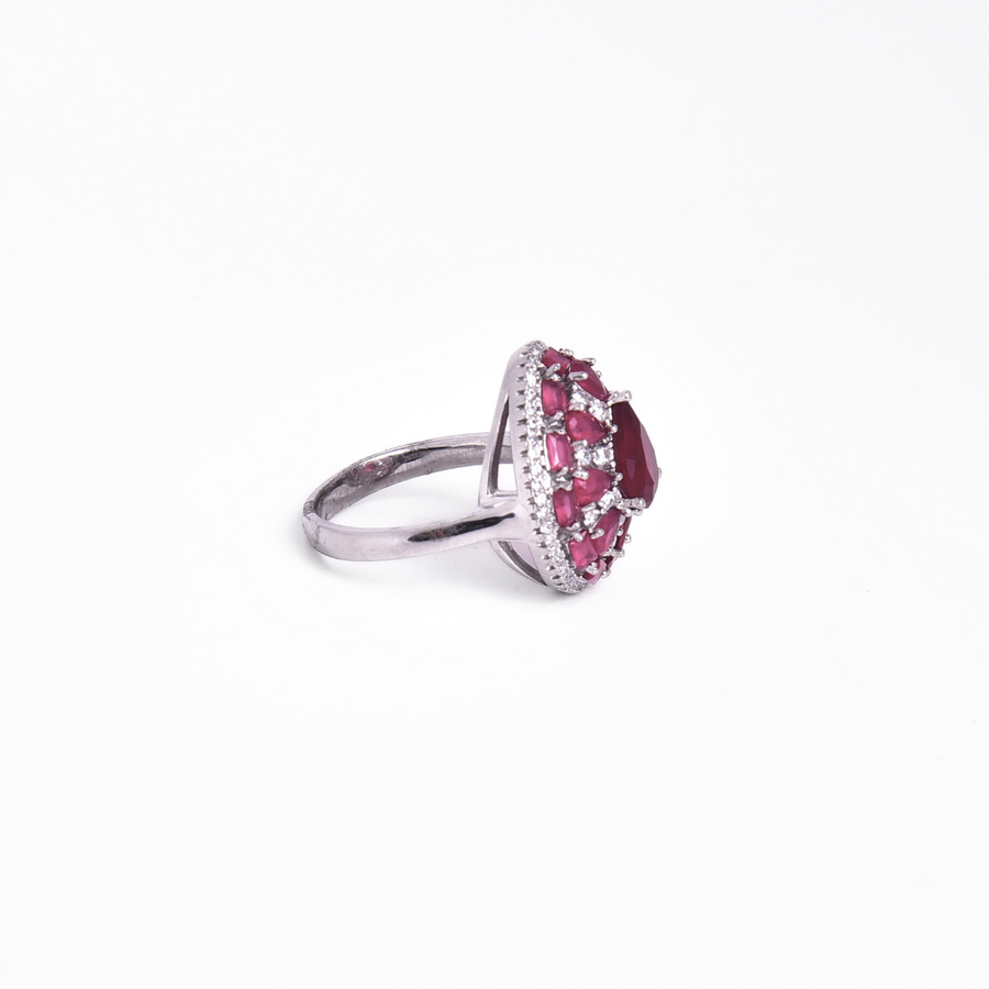 Enchanted Ruby Ring 17 mm / 6.94 g