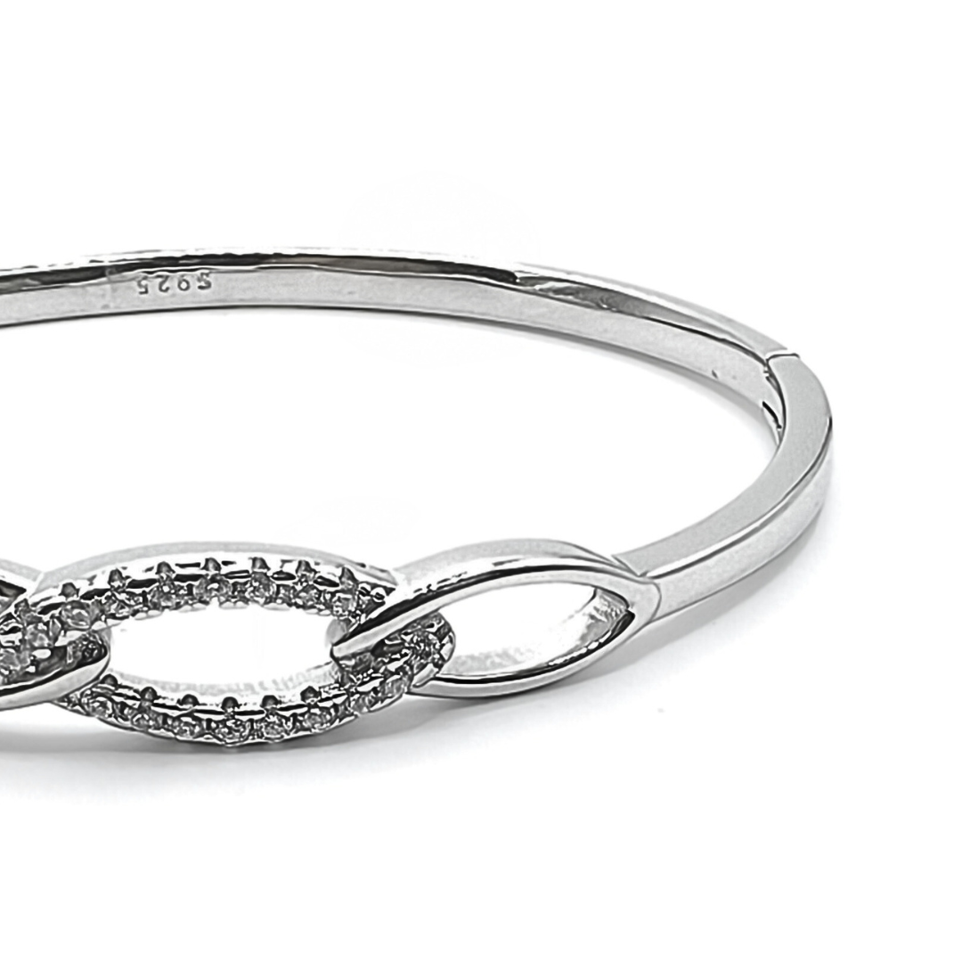 Entwined Sparkle Kada OPENABLE / 13.38 g