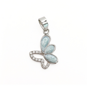 Ethereal Bloom Butterfly Pendant Free Size
