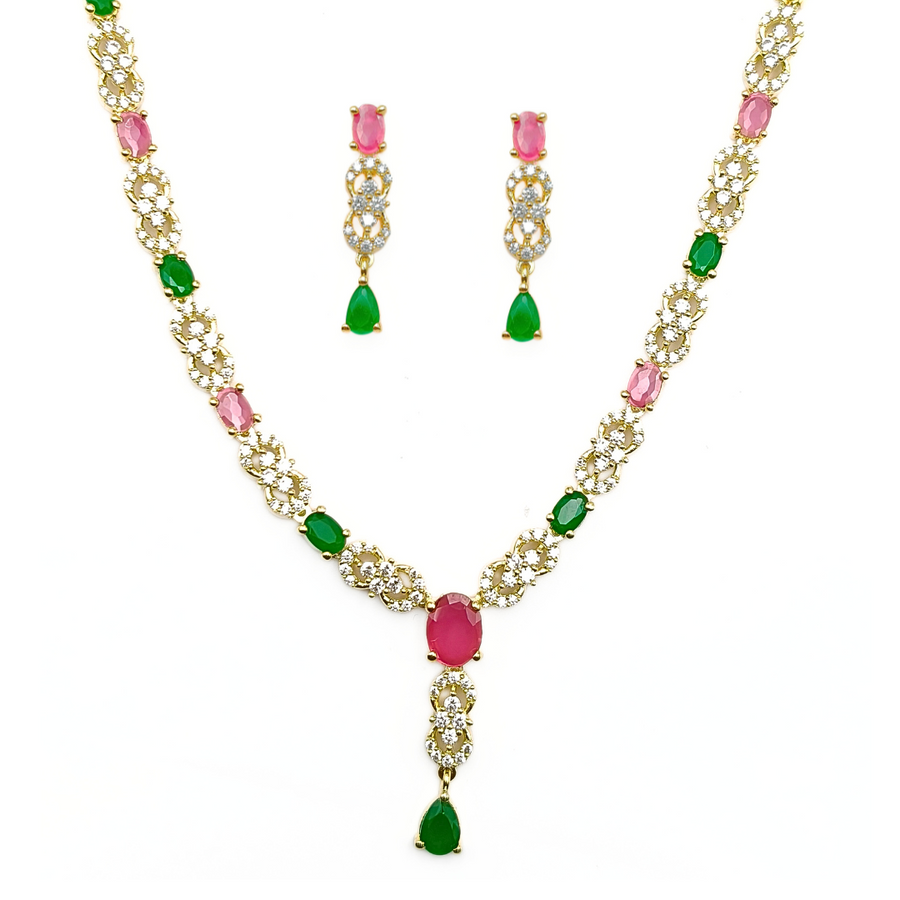 Festive Gleam Necklace Set 28.35 g