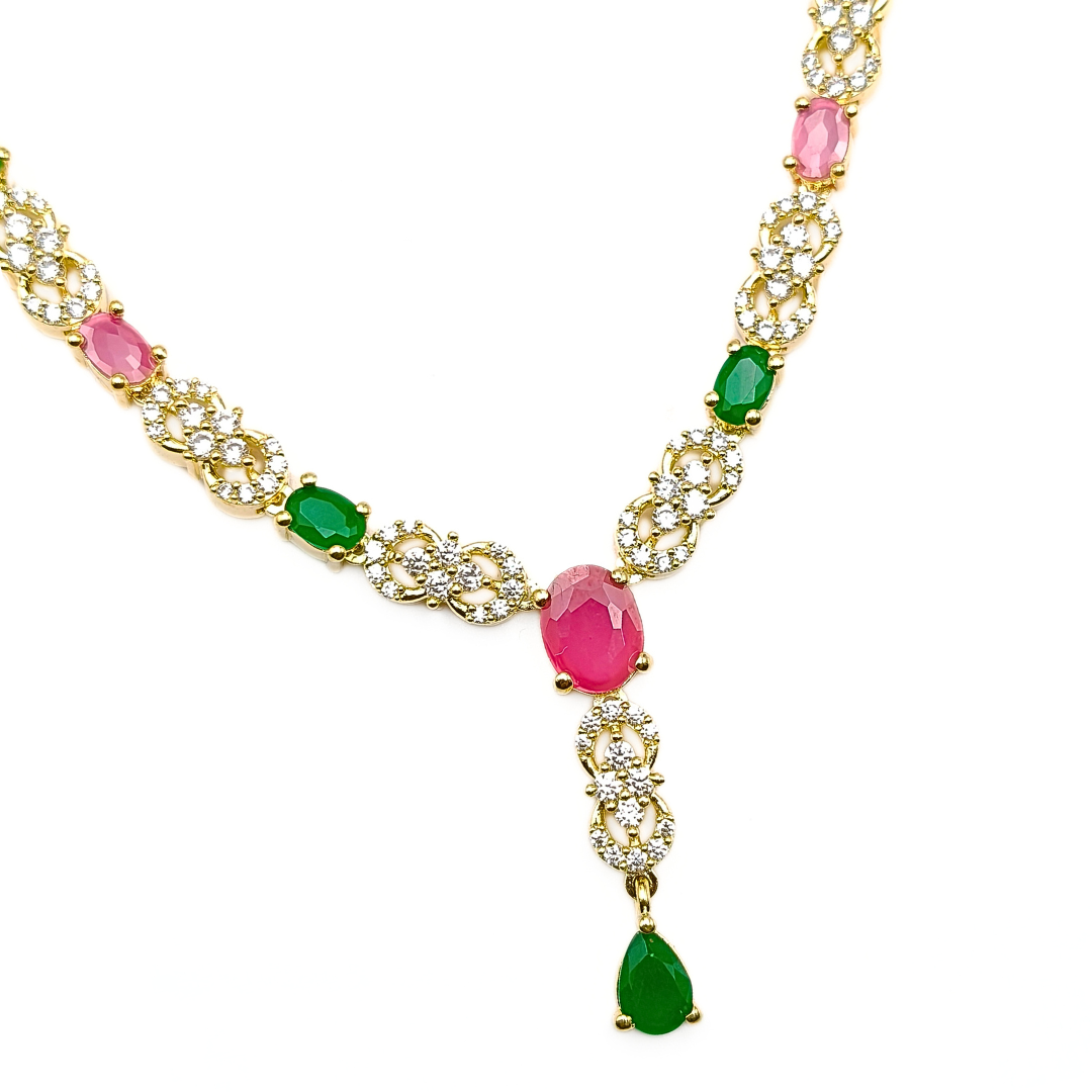 Festive Gleam Necklace Set 28.35 g