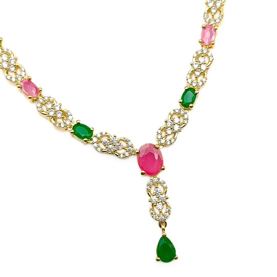 Festive Gleam Necklace Set 28.35 g