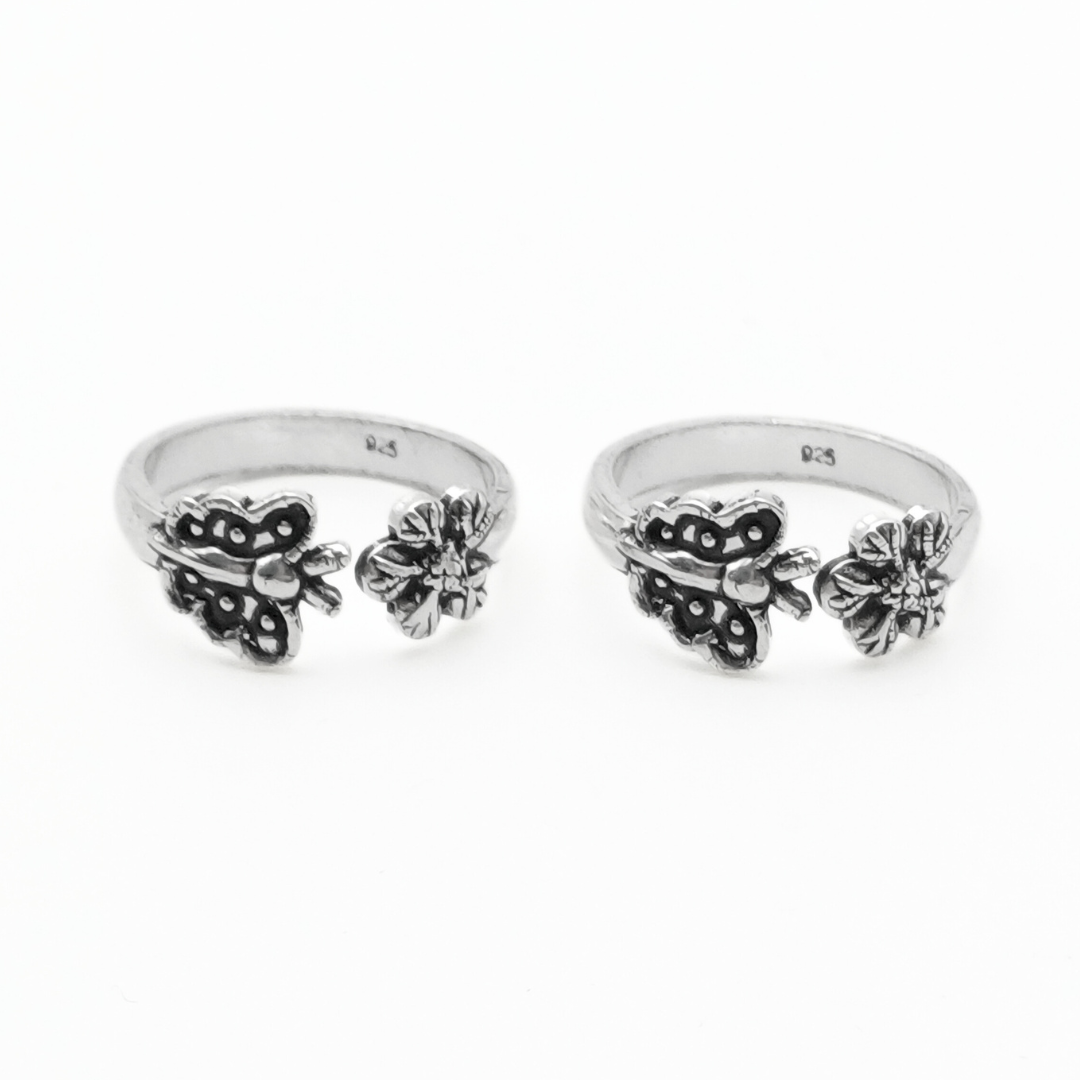 Flutter & Bloom Toe Rings FREE Size / 3.2 g