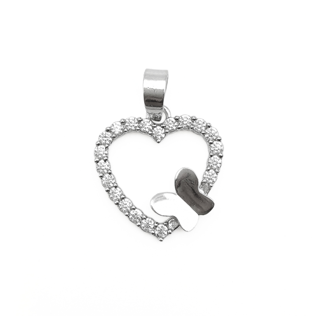 Fluttering Heart Charm 2.12 g
