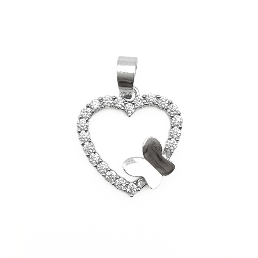 Fluttering Heart Charm Free Size