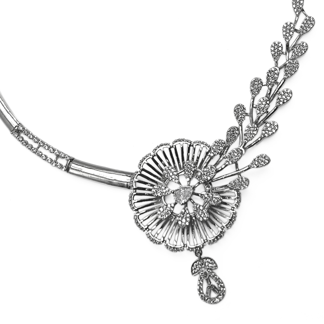 Frost Bloom Necklace Set 41.2 g