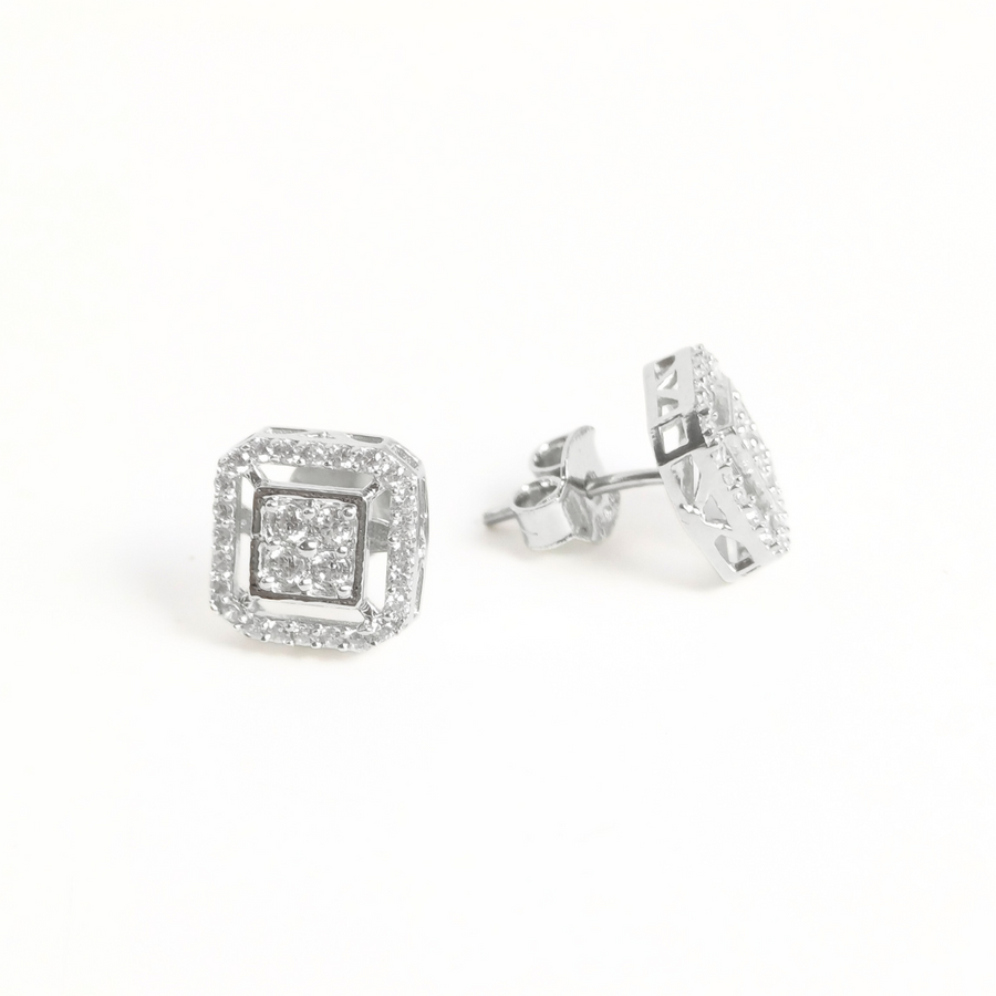 Frost Frame Earrings 2.87 g