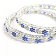 Frosted Bloom Bangles 63 mm / 37.13 g