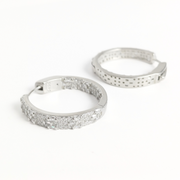 Frozen Lace Hoops 5.84 g