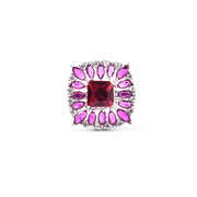Fuchsia Firework Ring Free Size / 6.8 g