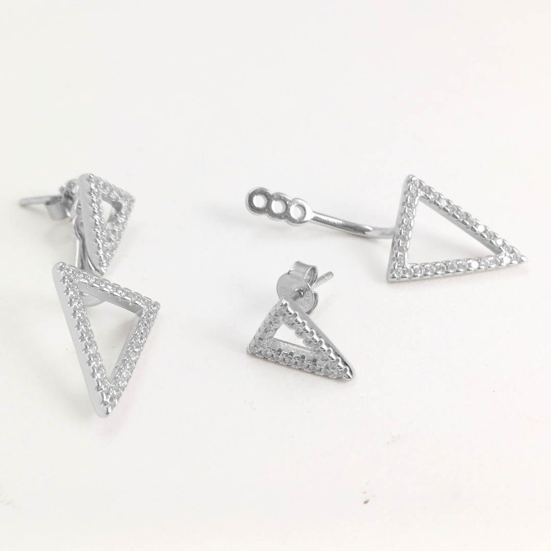 Geometric Duo Earrings 4.01 g