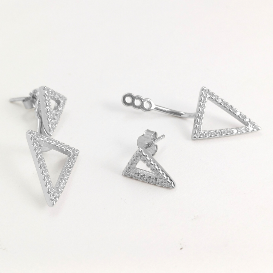 Geometric Duo Earrings 4.01 g