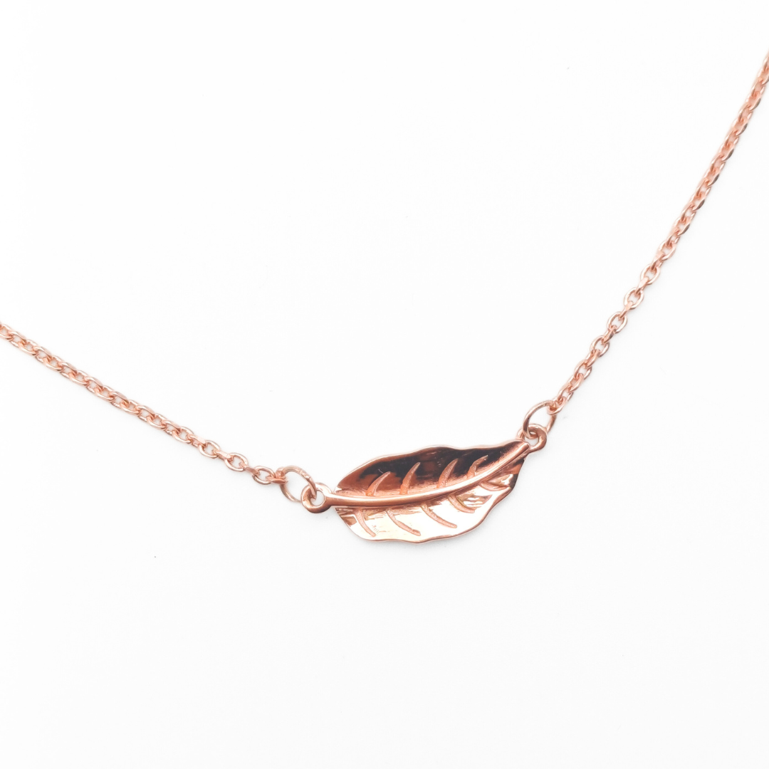 Gilded Leaf Whisper Chain Set 3.43 g