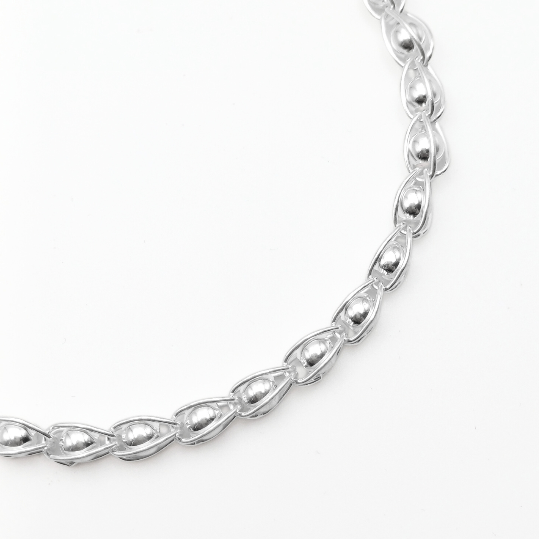 Glimmering Pod Chain Anklet 254 mm / 17.43 g
