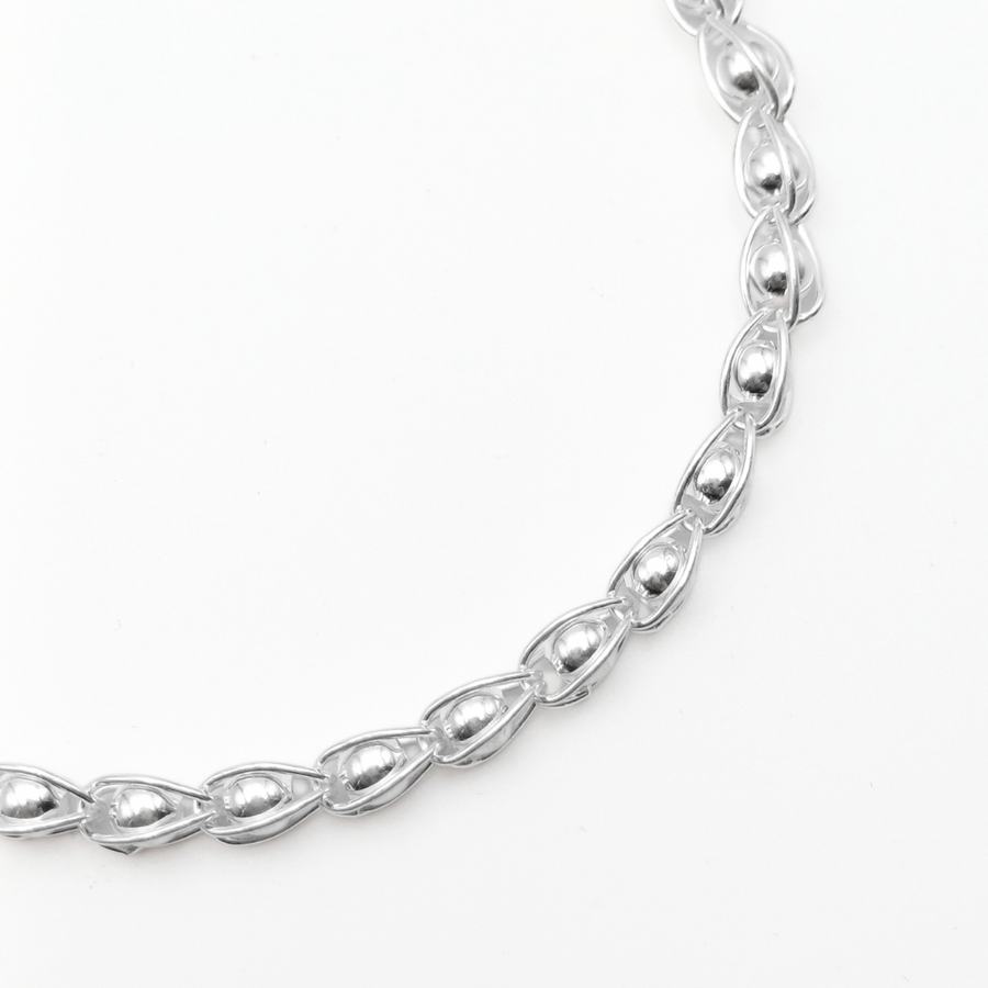 Glimmering Pod Chain Anklet 254 mm / 17.43 g