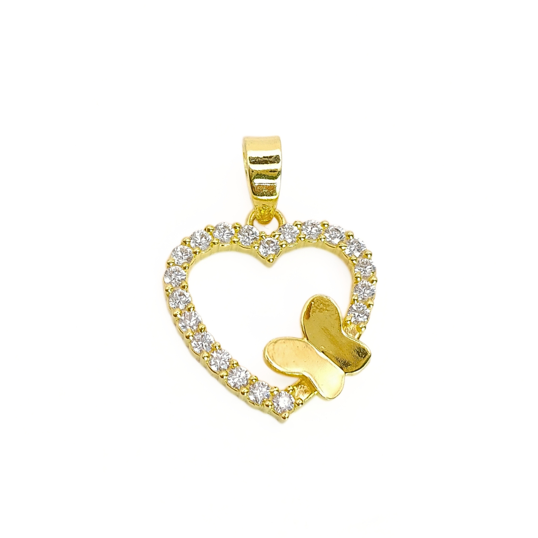 Golden Flutter Pendant Free Size