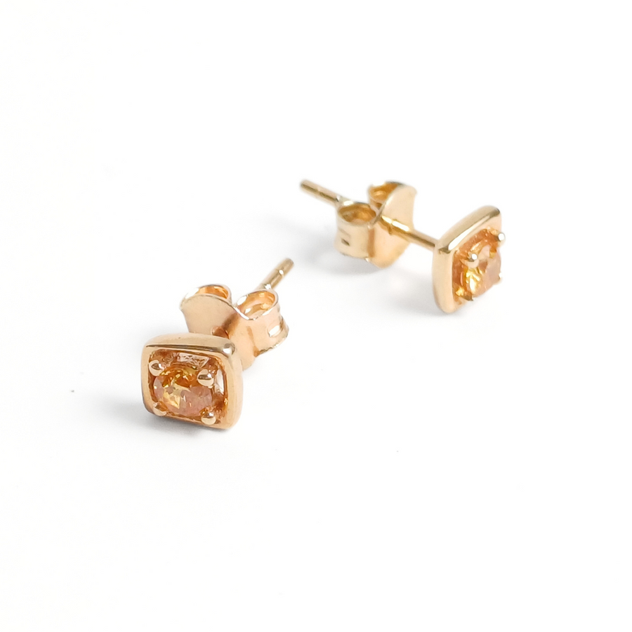 Golden Sunrise Studs Free Size