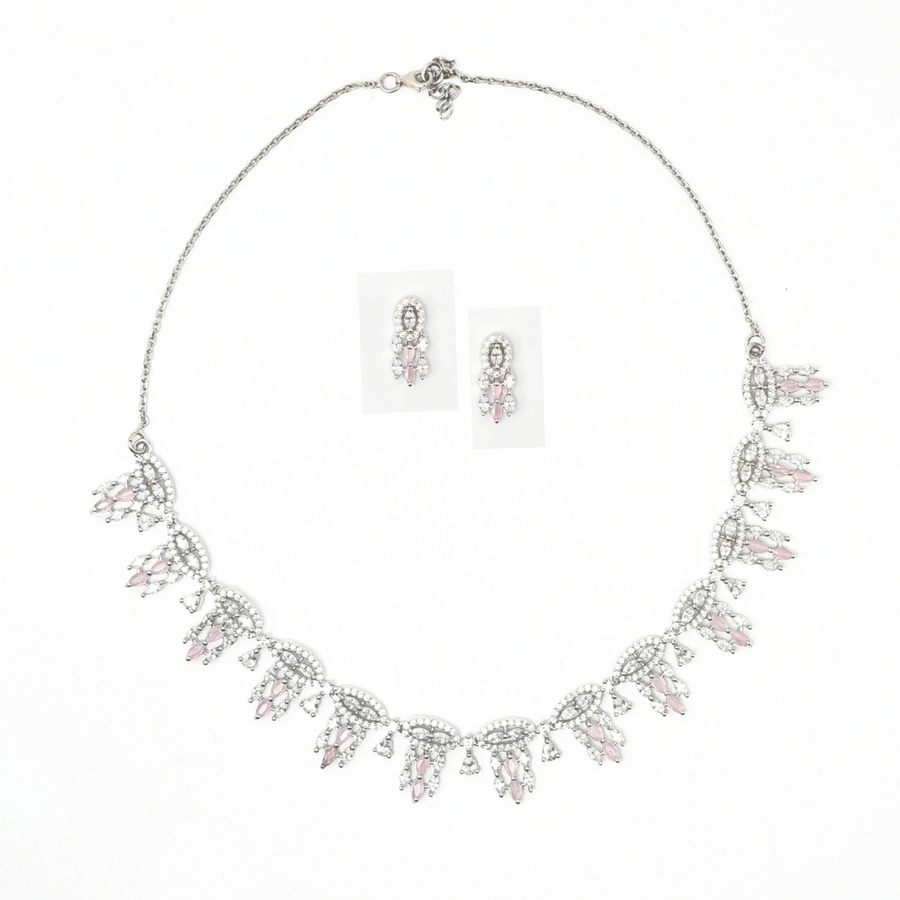 Gulabi Glamour Necklace Set FREE SIZE