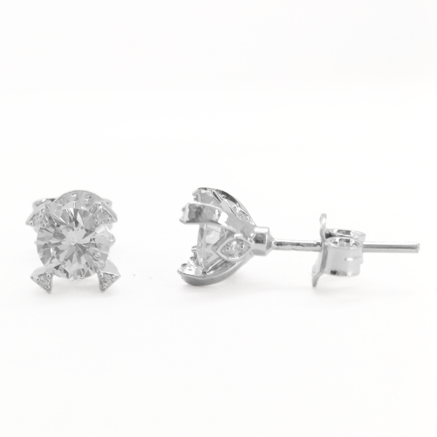 Halo Stud Earrings Free Size