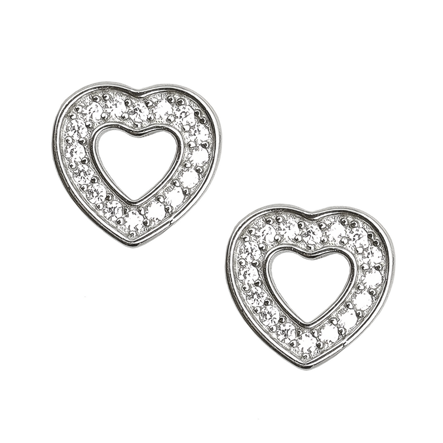 Heart-in-Heart Studs Free Size