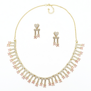 Heart Bloom Necklace Set 39.4 g